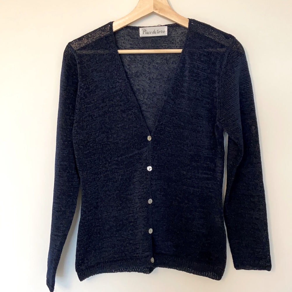 Navy Cardigan